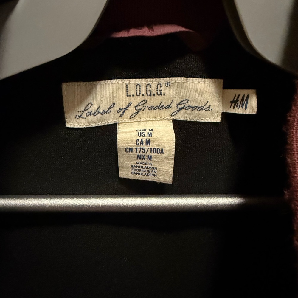 H&M Deep Red Bomber Jacket - Picture 4 of 4